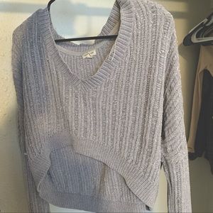 Small Gray Cropped sweater from Silence + noise